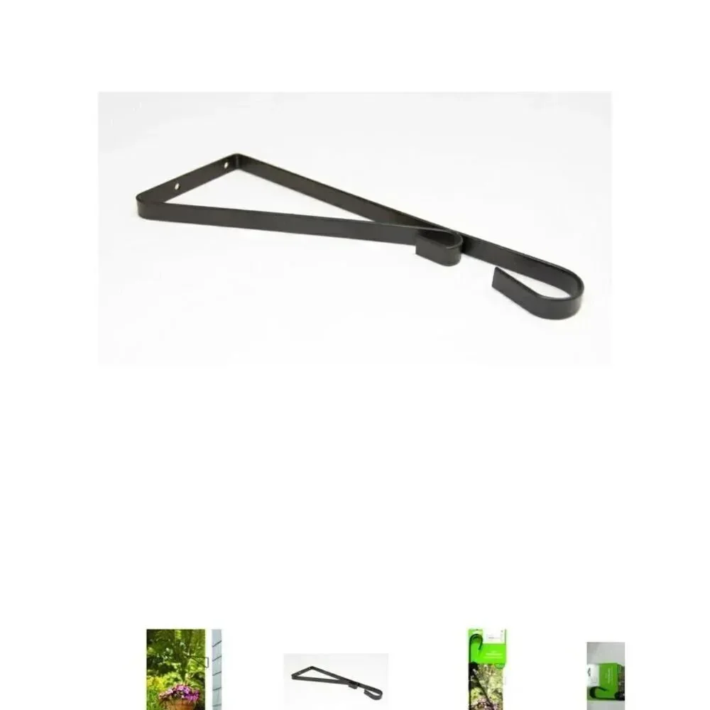 Plant Bracket Mainstays Black Iron Plant Bracket 12 inch NWT